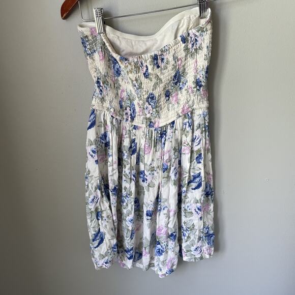 abercrombie fitch Womens Floral Strapless Dress Size Small - Picture 3 of 9